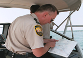 Ohio Division of Wildlife Conservation Officer on Patrol