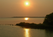 Sunset over Lake Huron